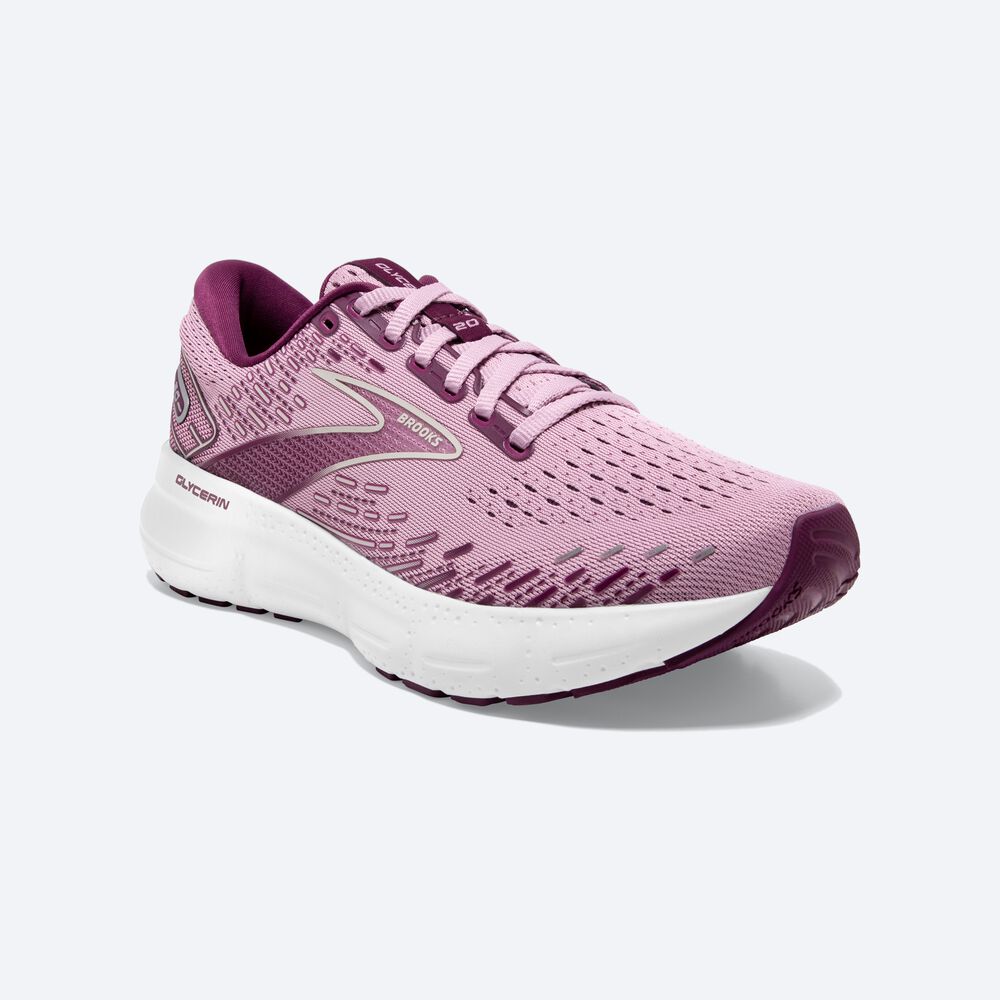 Zapatillas Running Brooks Glycerin 20 Mujer Moradas/Gris | GVR289041