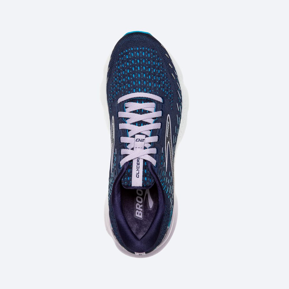 Zapatillas Running Brooks Glycerin 20 Mujer Azul Marino | HTO489572