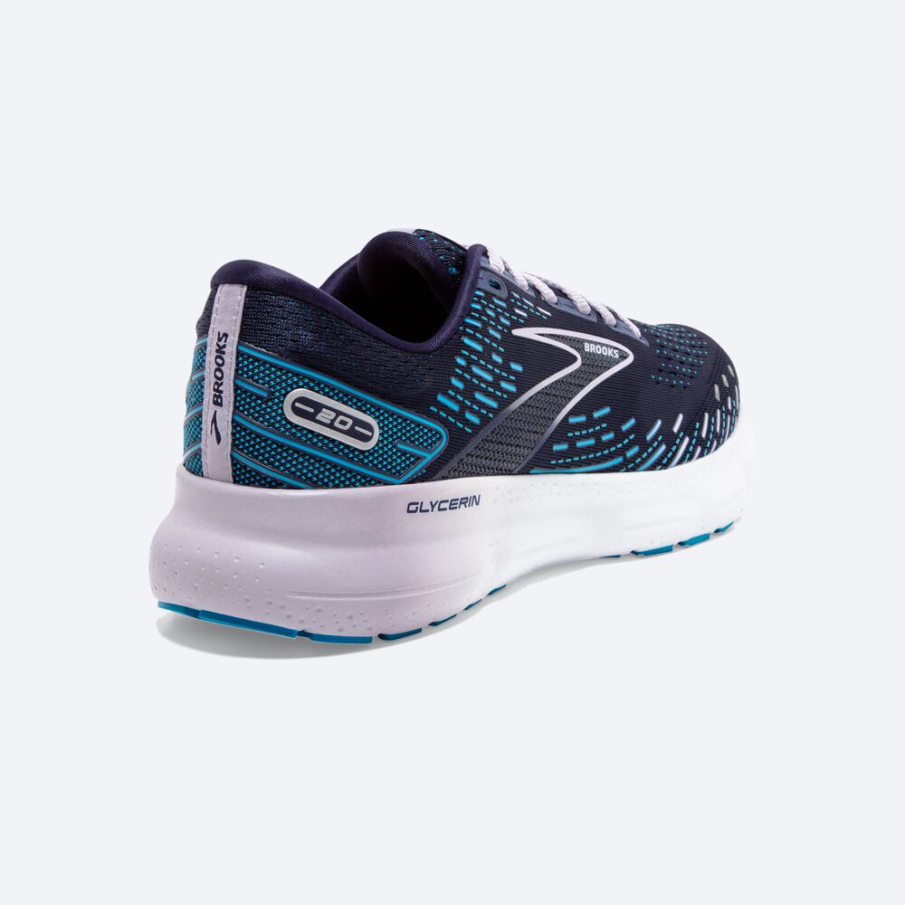 Zapatillas Running Brooks Glycerin 20 Mujer Azul Marino | HTO489572