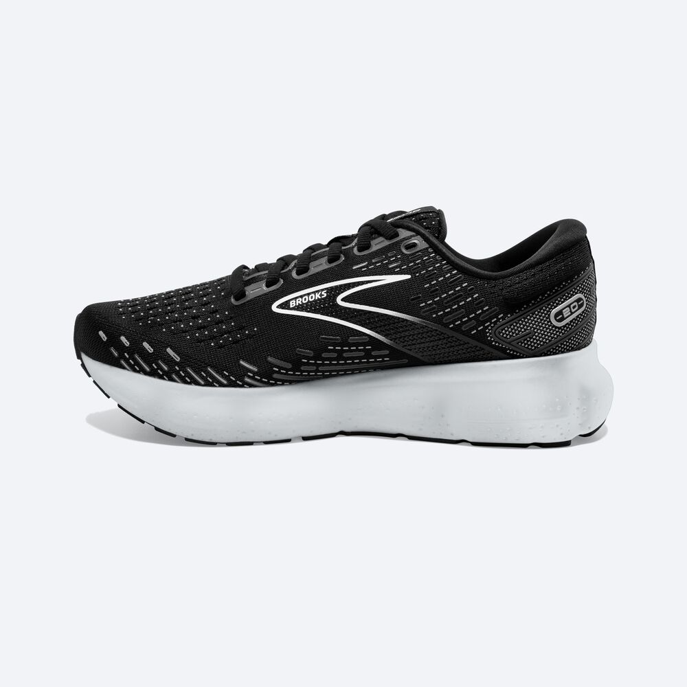 Zapatillas Running Brooks Glycerin 20 Mujer Negras/Blancas | MLF628539