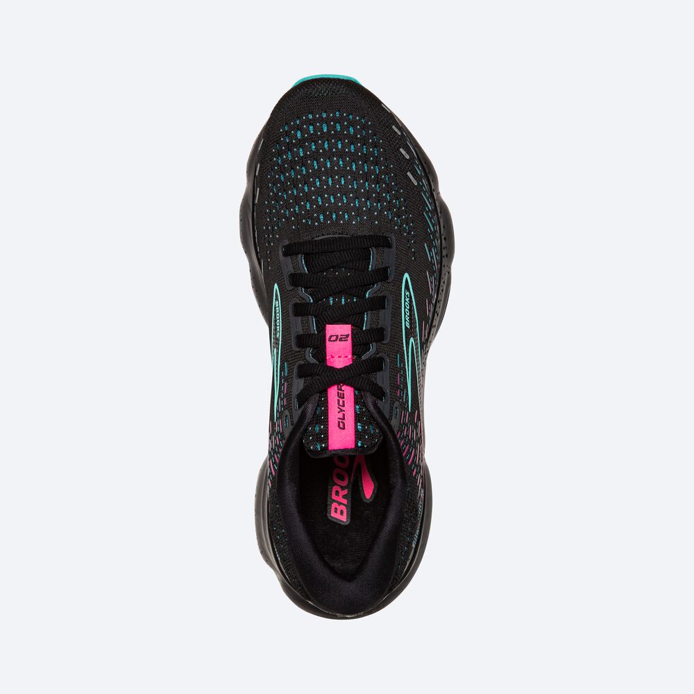 Zapatillas Running Brooks Glycerin 20 Mujer Negras/Azules/Claro Rosas | SHO432985