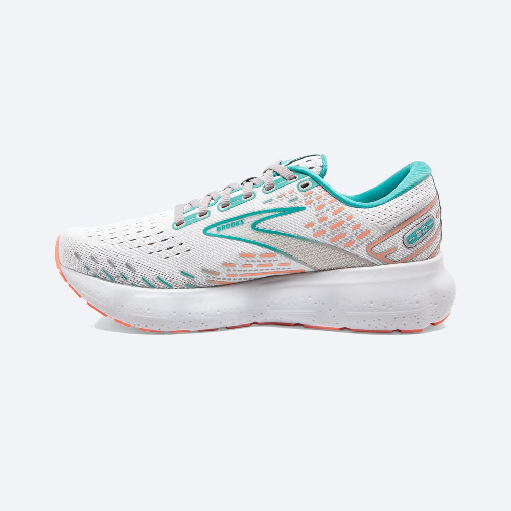 Zapatillas Running Brooks Glycerin 20 Mujer Gris/Coral | VFK038275