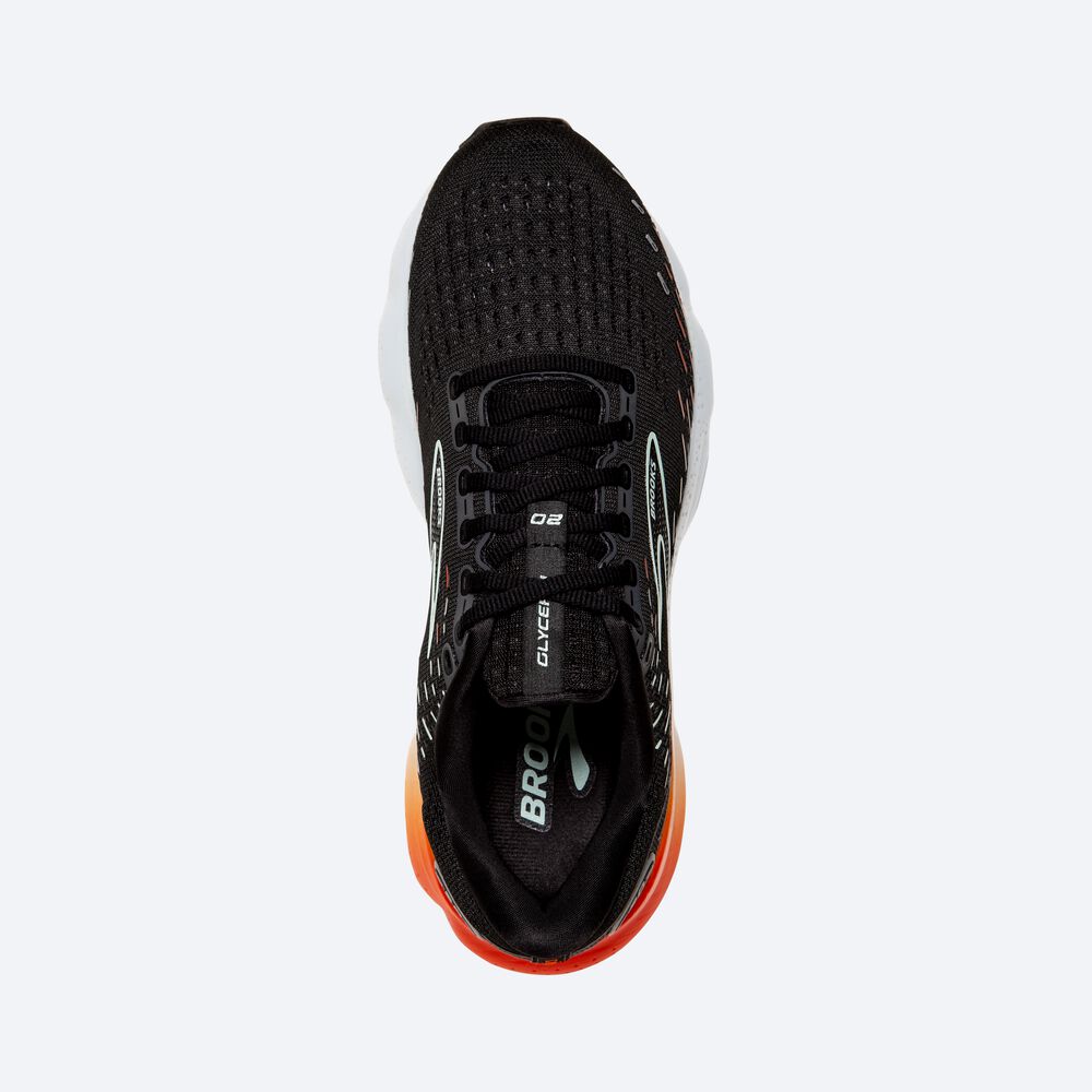 Zapatillas Running Brooks Glycerin 20 Mujer Negras/Rojas | YGI296703