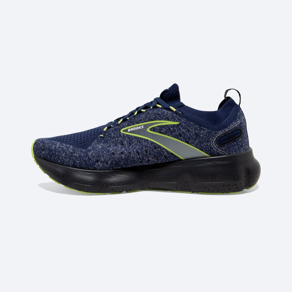 Zapatillas Running Brooks Glycerin StealthFit 20 Hombre Azules/Verde Claro | AYG907521