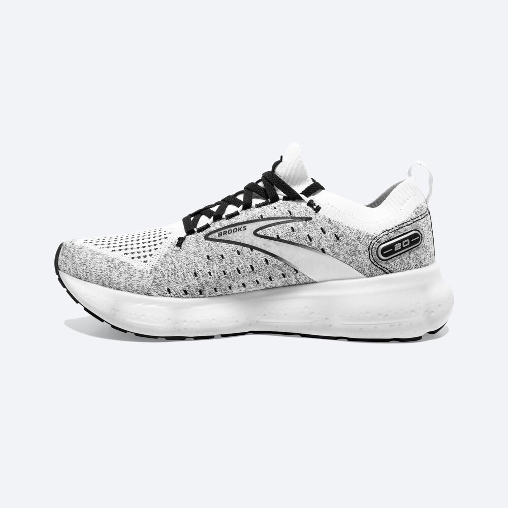 Zapatillas Running Brooks Glycerin StealthFit 20 Hombre Blancas/Gris/Negras | CPJ692137