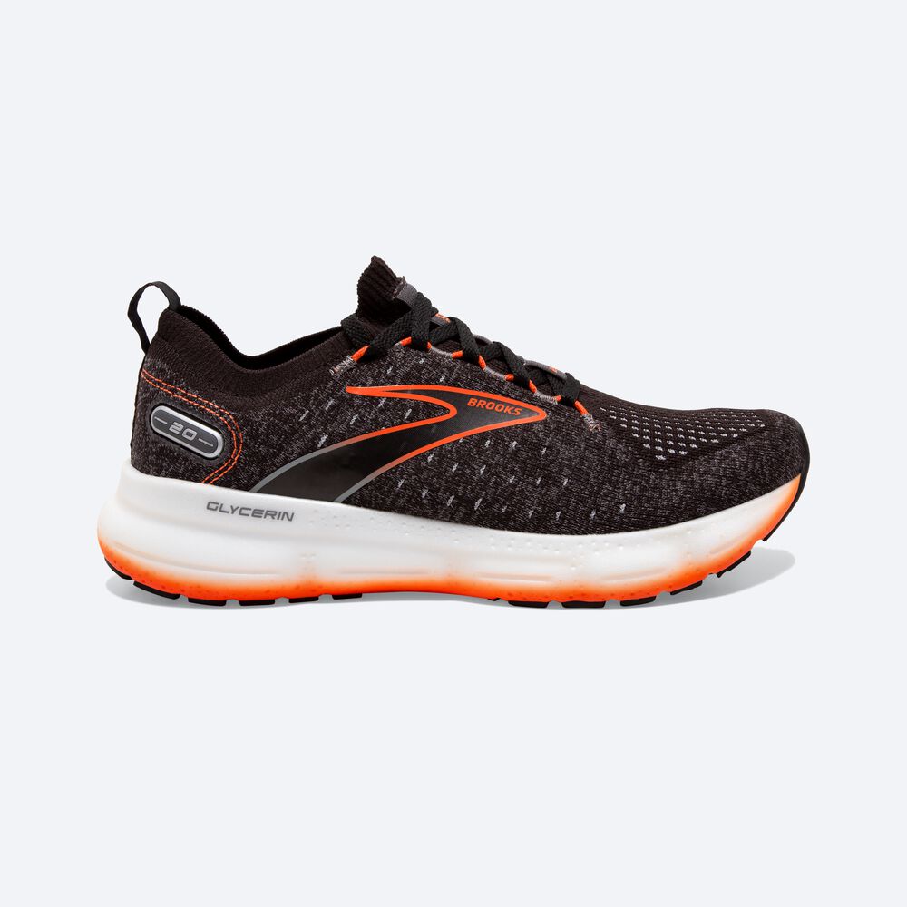 Zapatillas Running Brooks Glycerin StealthFit 20 Hombre Negras | FIO745902