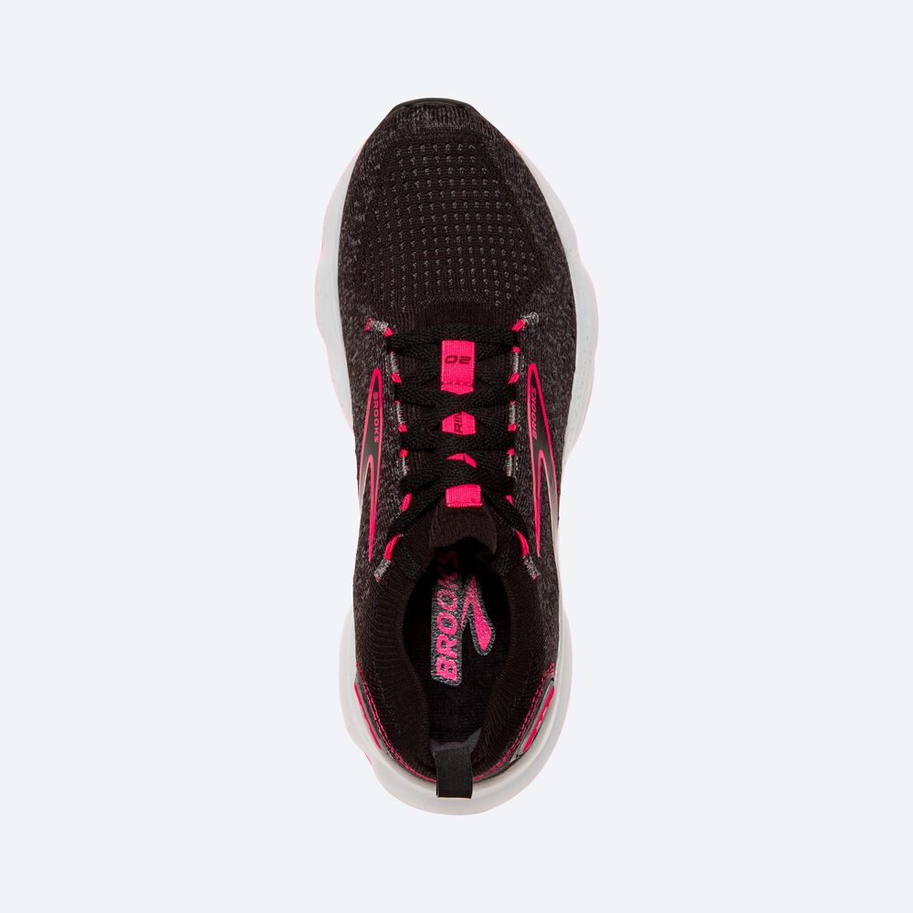 Zapatillas Running Brooks Glycerin StealthFit 20 Mujer Negras/Rosas | FWU109362