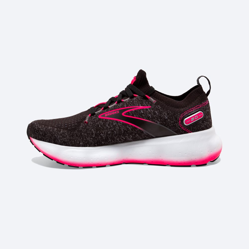 Zapatillas Running Brooks Glycerin StealthFit 20 Mujer Negras/Rosas | FWU109362