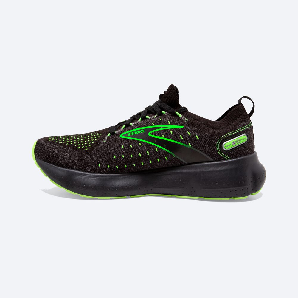 Zapatillas Running Brooks Glycerin StealthFit 20 Hombre Negras/Verde | GJS495783