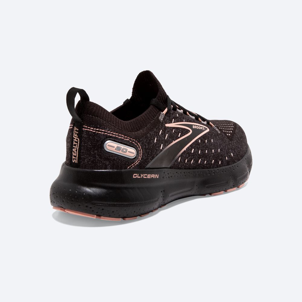 Zapatillas Running Brooks Glycerin StealthFit 20 Mujer Negras | JSI250396