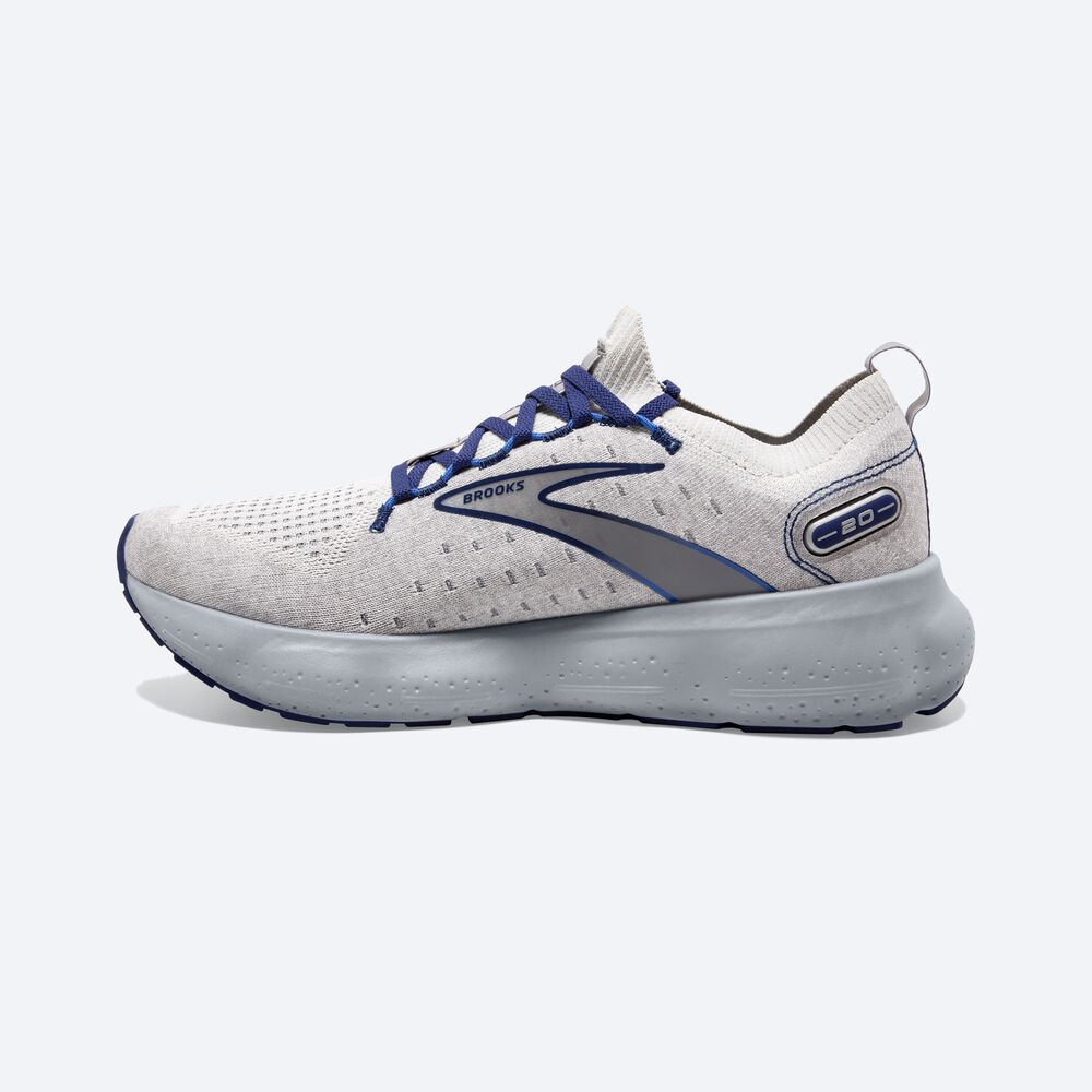 Zapatillas Running Brooks Glycerin StealthFit 20 Hombre Gris/Azules | WQZ268347