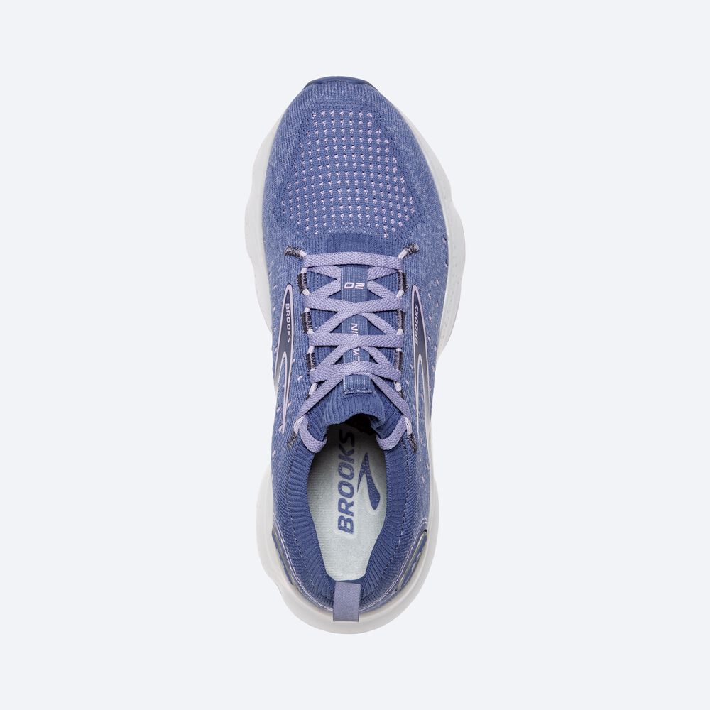 Zapatillas Running Brooks Glycerin StealthFit 20 Mujer Azules/Blancas | XOV932614