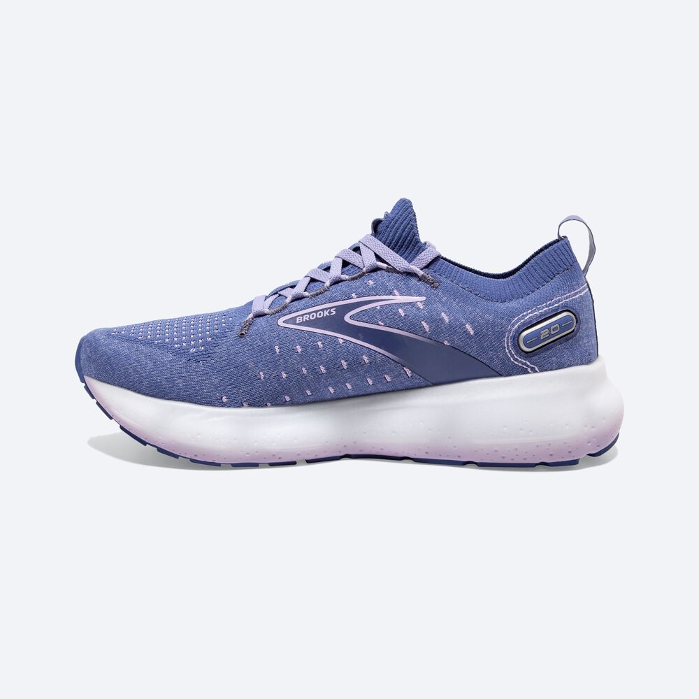 Zapatillas Running Brooks Glycerin StealthFit 20 Mujer Azules/Blancas | XOV932614