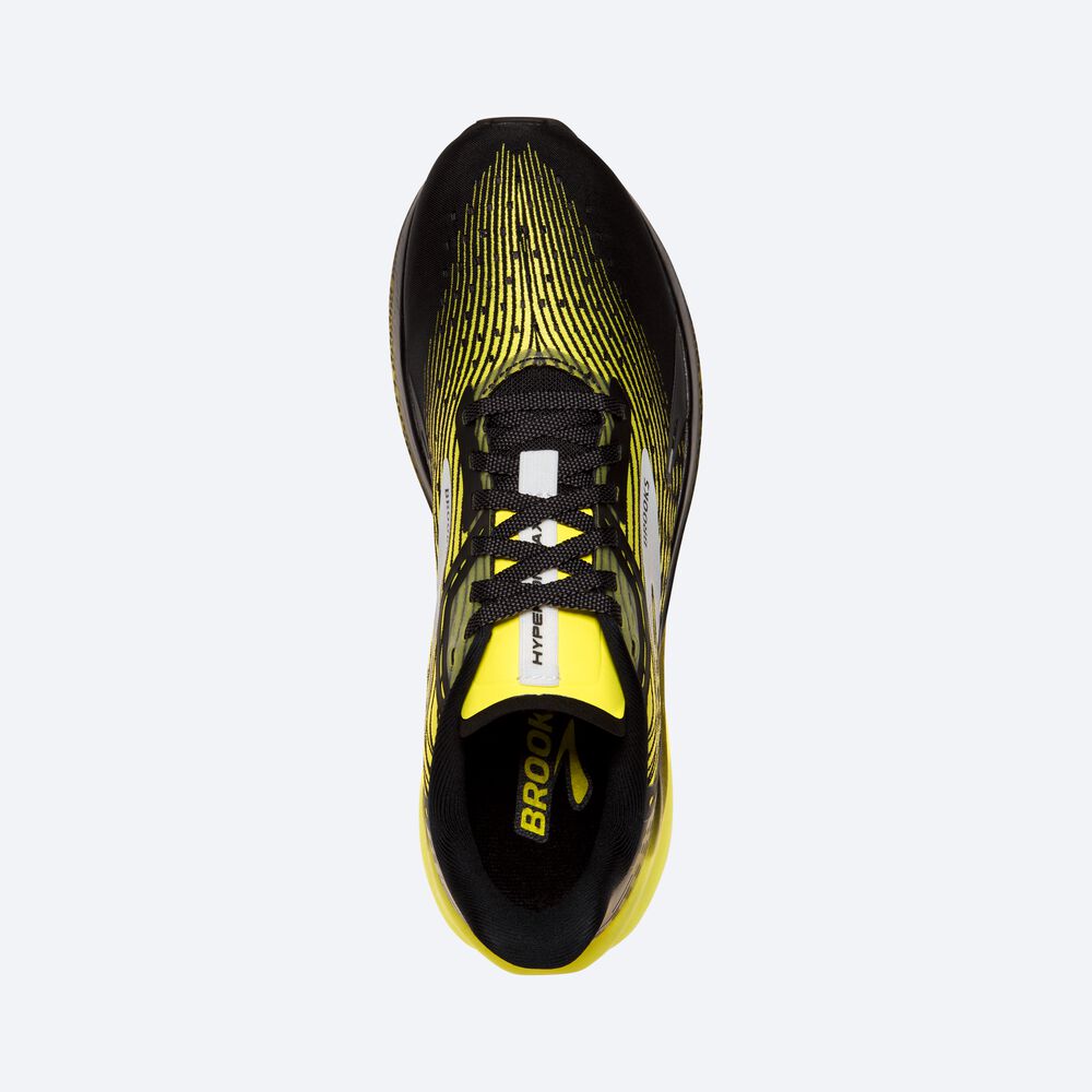 Zapatillas Running Brooks Hyperion Max Hombre Negras/Amarillo/Blancas | WGY584720