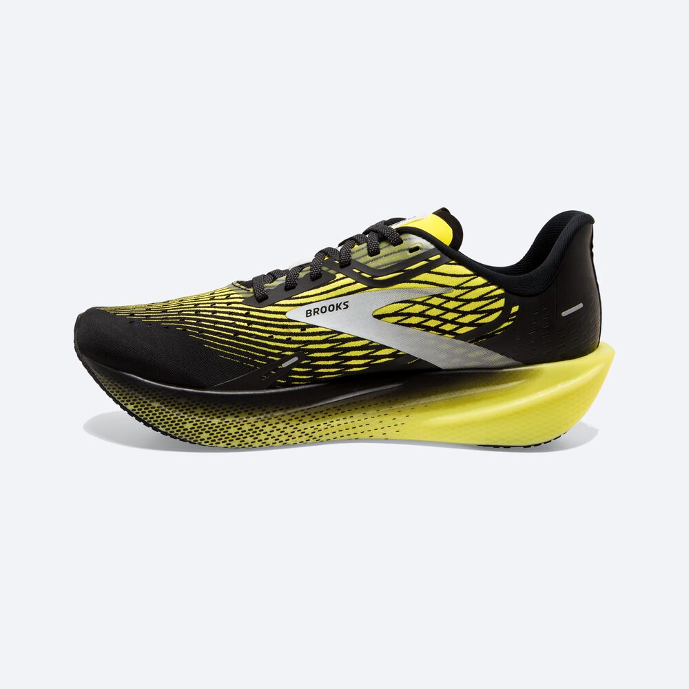 Zapatillas Running Brooks Hyperion Max Hombre Negras/Amarillo/Blancas | WGY584720