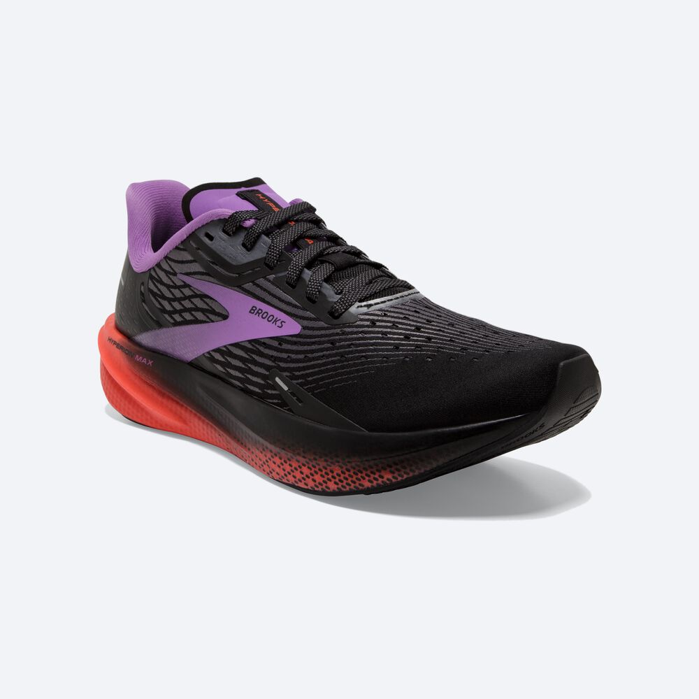 Zapatillas Running Brooks Hyperion Max Mujer Negras/Flores | BVA978513