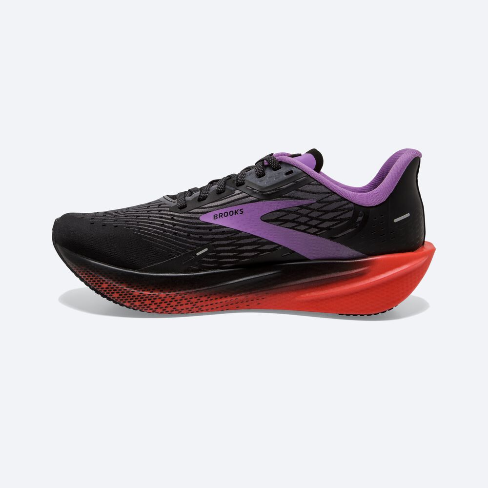 Zapatillas Running Brooks Hyperion Max Mujer Negras/Flores | BVA978513