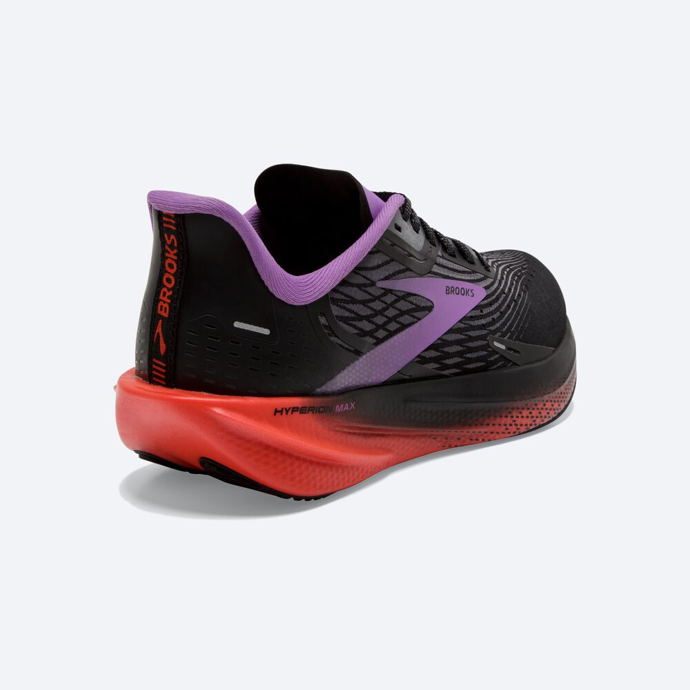 Zapatillas Running Brooks Hyperion Max Mujer Negras/Flores | BVA978513