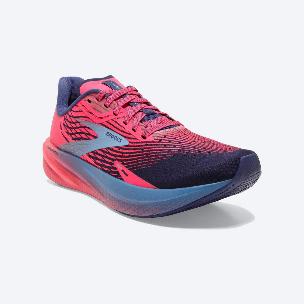 Zapatillas Running Brooks Hyperion Max Mujer Rosas/Azules | MAF189640