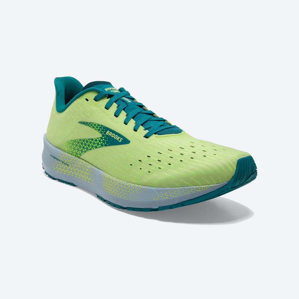 Zapatillas Running Brooks Hyperion Tempo Hombre Verde/Azules | DBM439807