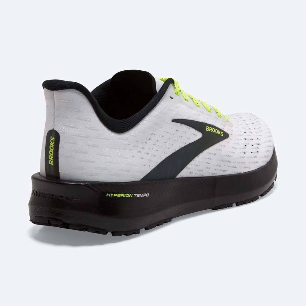 Zapatillas Running Brooks Hyperion Tempo Hombre Blancas/Negras | IFB926458