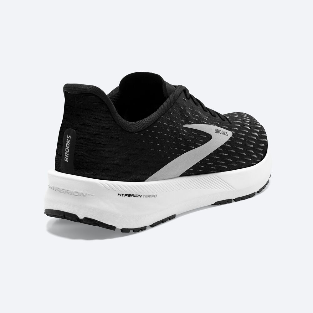 Zapatillas Running Brooks Hyperion Tempo Mujer Negras/Plateadas/Blancas | UPI178950