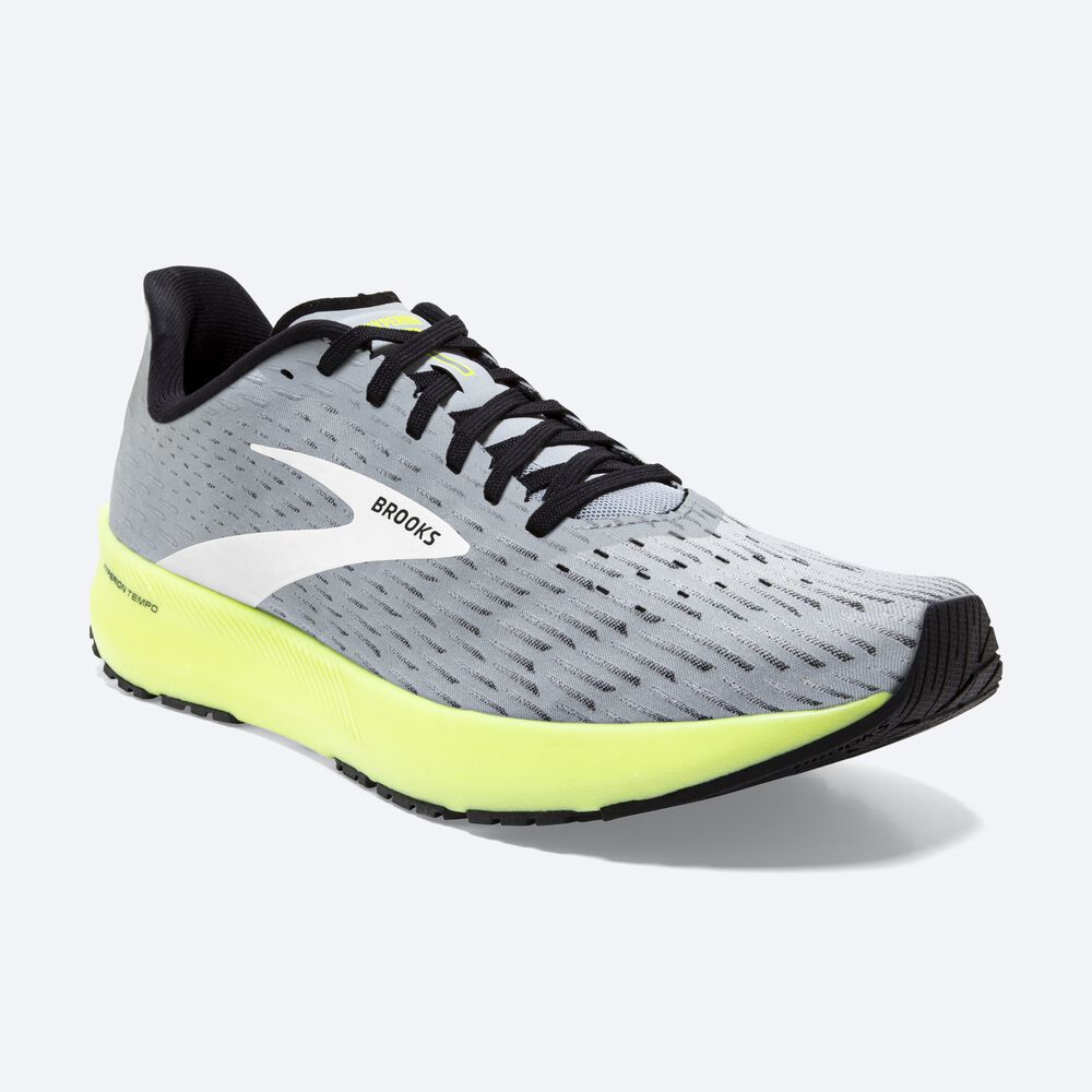 Zapatillas Running Brooks Hyperion Tempo Hombre Gris/Negras | VCF074536