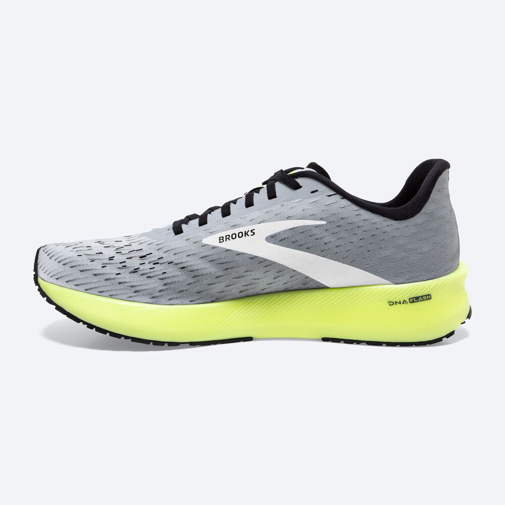 Zapatillas Running Brooks Hyperion Tempo Hombre Gris/Negras | VCF074536