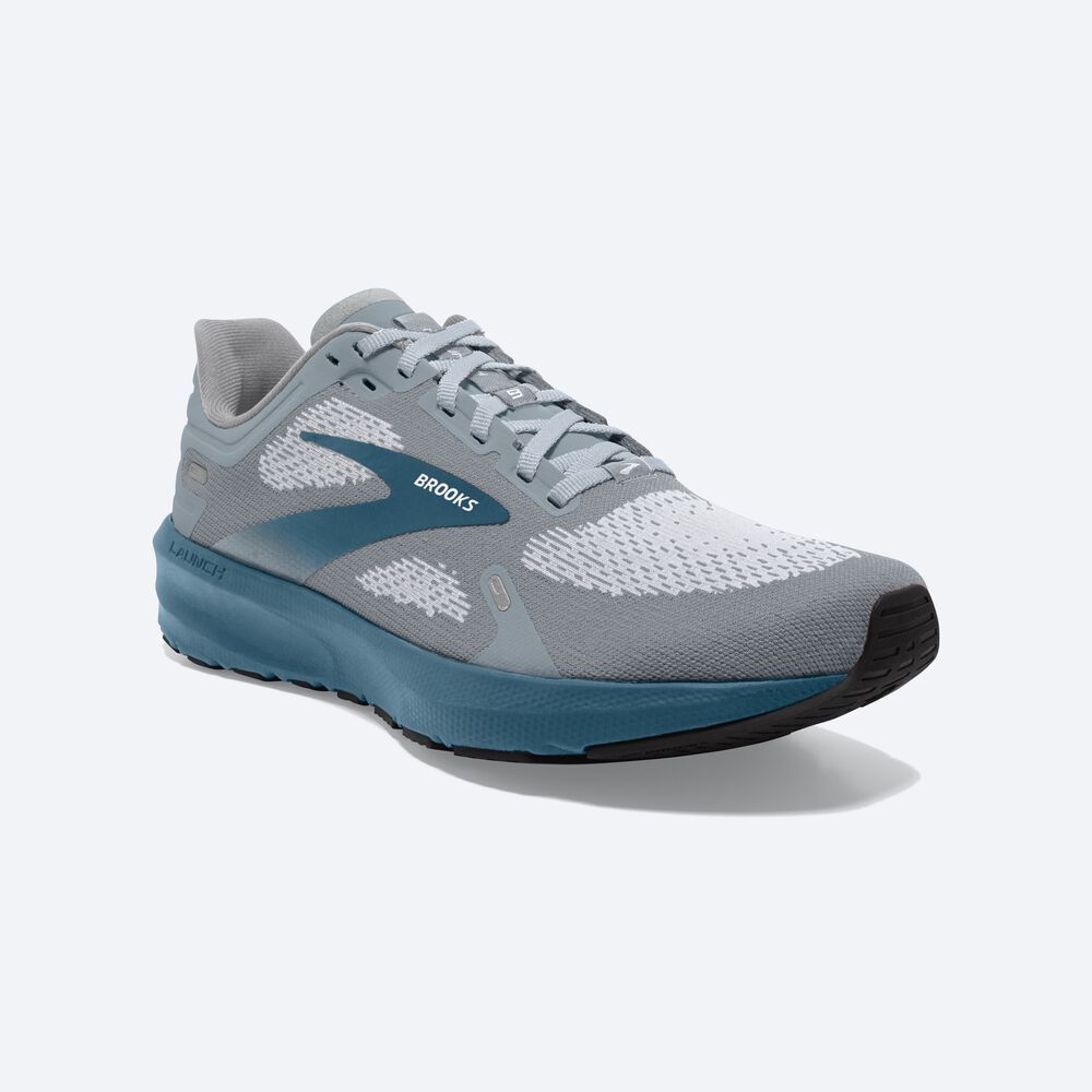 Zapatillas Running Brooks Launch 9 Hombre Gris/Blancas | DVP937201