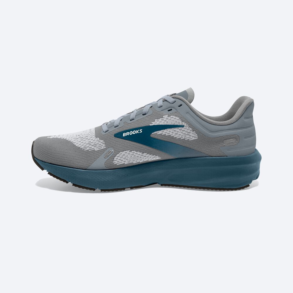 Zapatillas Running Brooks Launch 9 Hombre Gris/Blancas | DVP937201