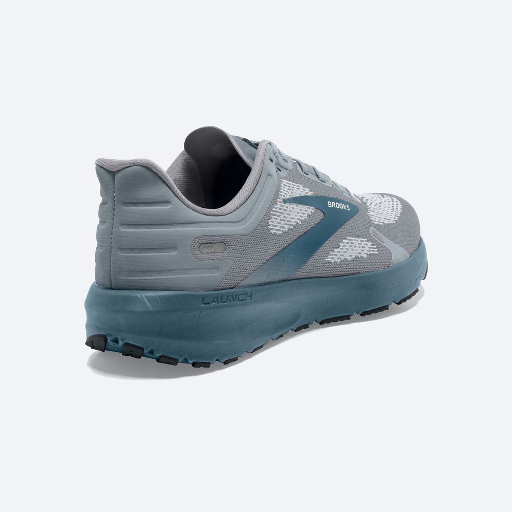 Zapatillas Running Brooks Launch 9 Hombre Gris/Blancas | DVP937201