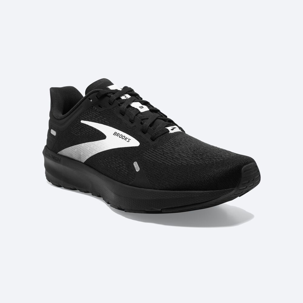 Zapatillas Running Brooks Launch 9 Hombre Negras/Blancas | JPW709584