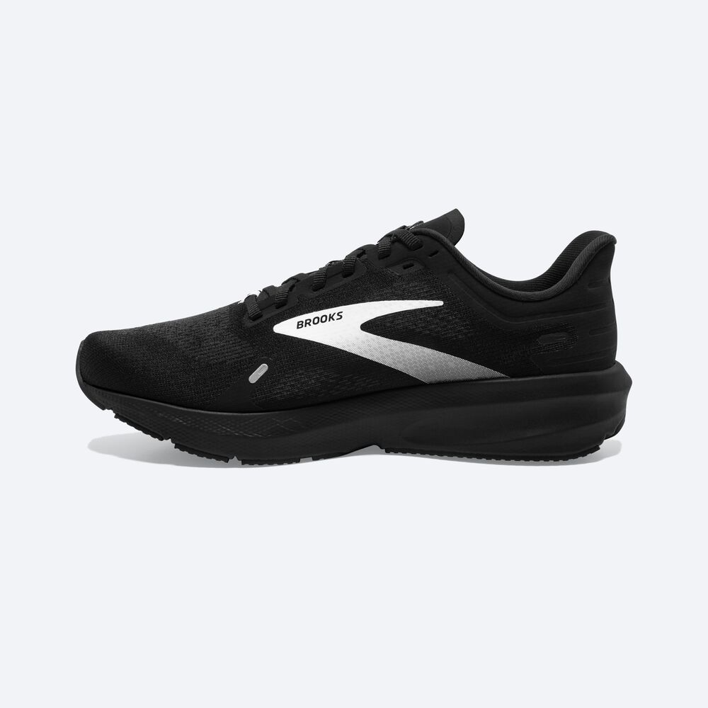 Zapatillas Running Brooks Launch 9 Hombre Negras/Blancas | JPW709584