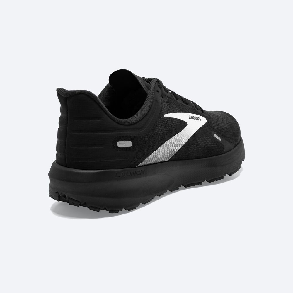 Zapatillas Running Brooks Launch 9 Hombre Negras/Blancas | JPW709584