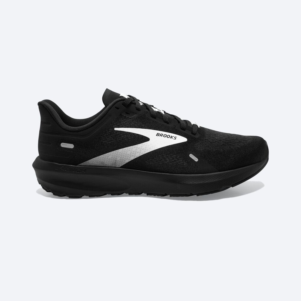 Zapatillas Running Brooks Launch 9 Hombre Negras/Blancas | JPW709584