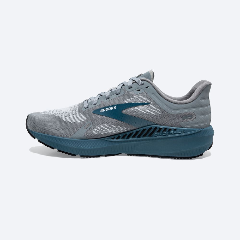 Zapatillas Running Brooks Launch GTS 9 Hombre Gris/Blancas | ETK428063