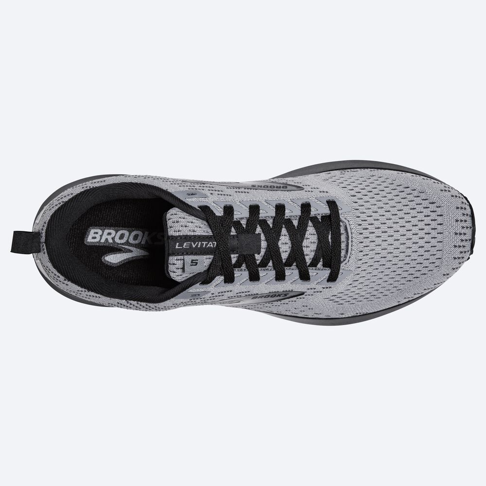 Zapatillas Running Brooks Levitate 5 Hombre Gris/Negras | CMD537942