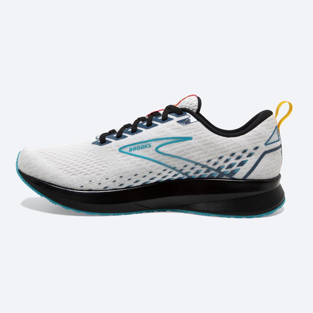 Zapatillas Running Brooks Levitate 5 Hombre Blancas/Azules/Negras | MHB731089