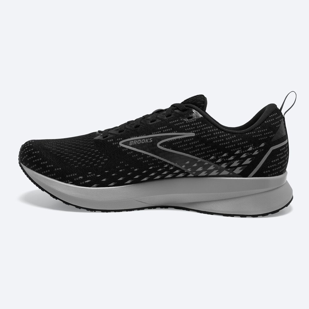 Zapatillas Running Brooks Levitate 5 Hombre Negras/Gris | ZYQ271480