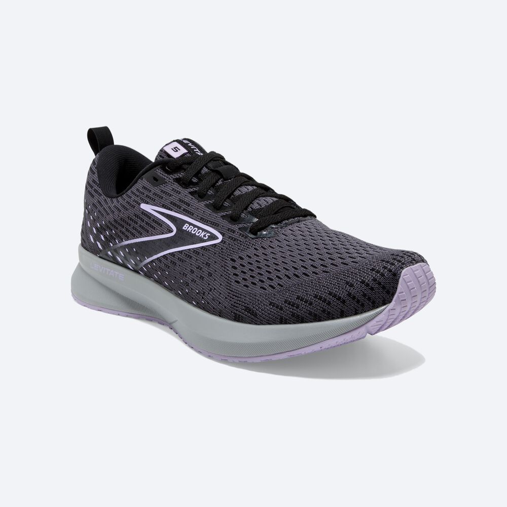 Zapatillas Running Brooks Levitate 5 Mujer Negras | HNY564392