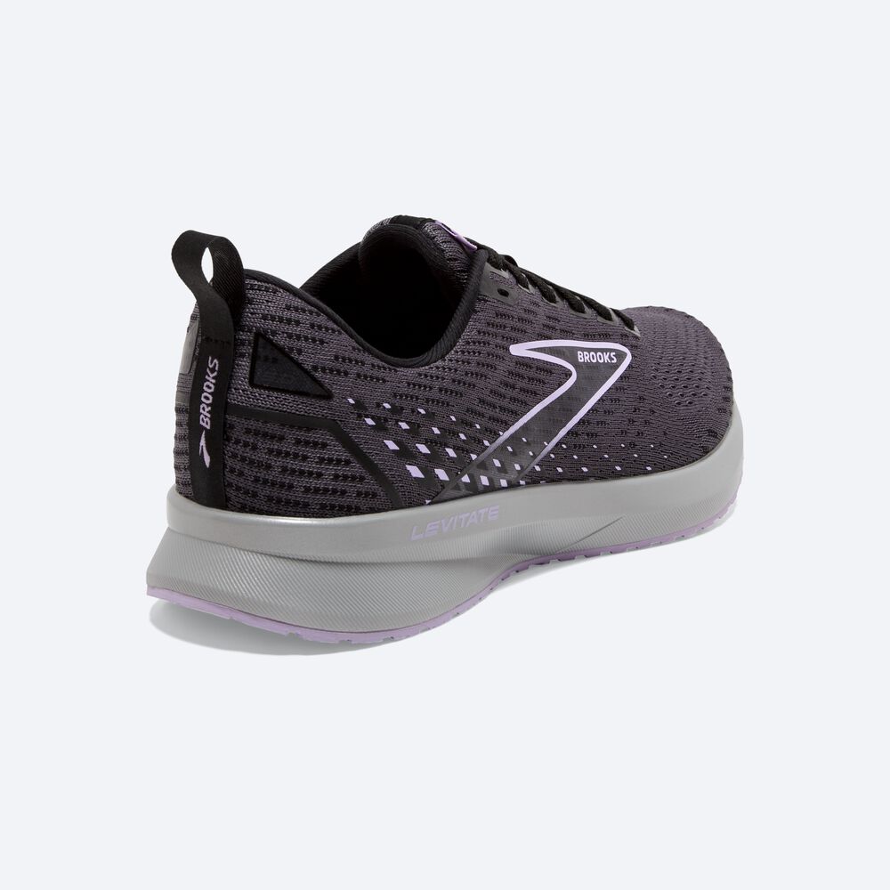 Zapatillas Running Brooks Levitate 5 Mujer Negras | HNY564392