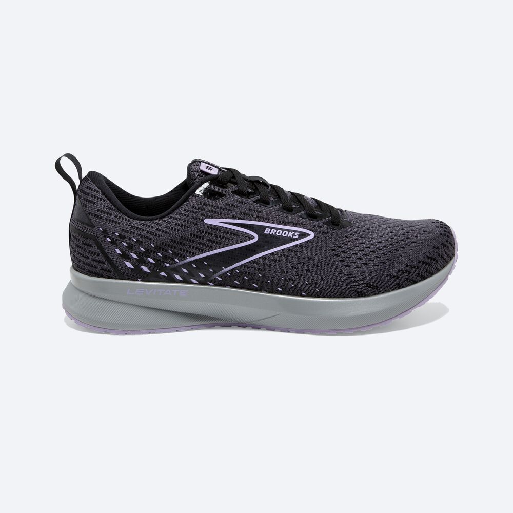 Zapatillas Running Brooks Levitate 5 Mujer Negras | HNY564392