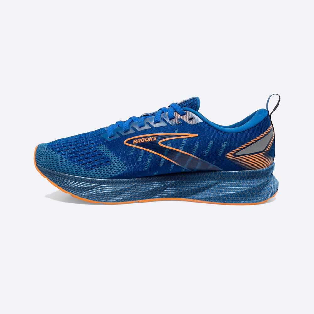 Zapatillas Running Brooks Levitate 6 Hombre Azules/Naranjas | WZE891567