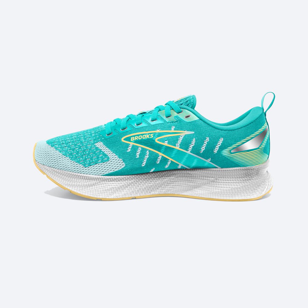 Zapatillas Running Brooks Levitate 6 Mujer Azules/Amarillo | ILK028931