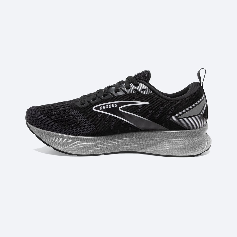 Zapatillas Running Brooks Levitate 6 Mujer Negras/Blancas | PEK634021