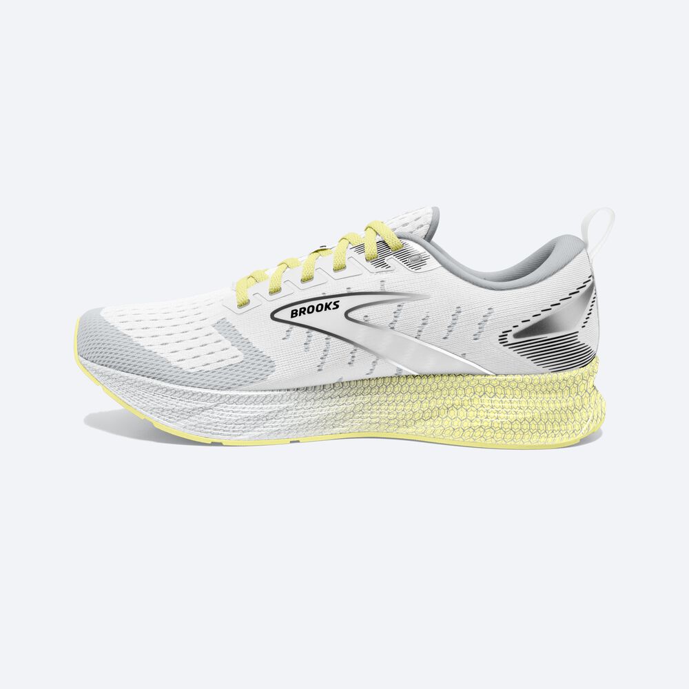 Zapatillas Running Brooks Levitate 6 Mujer Blancas/Amarillo | VIM024791