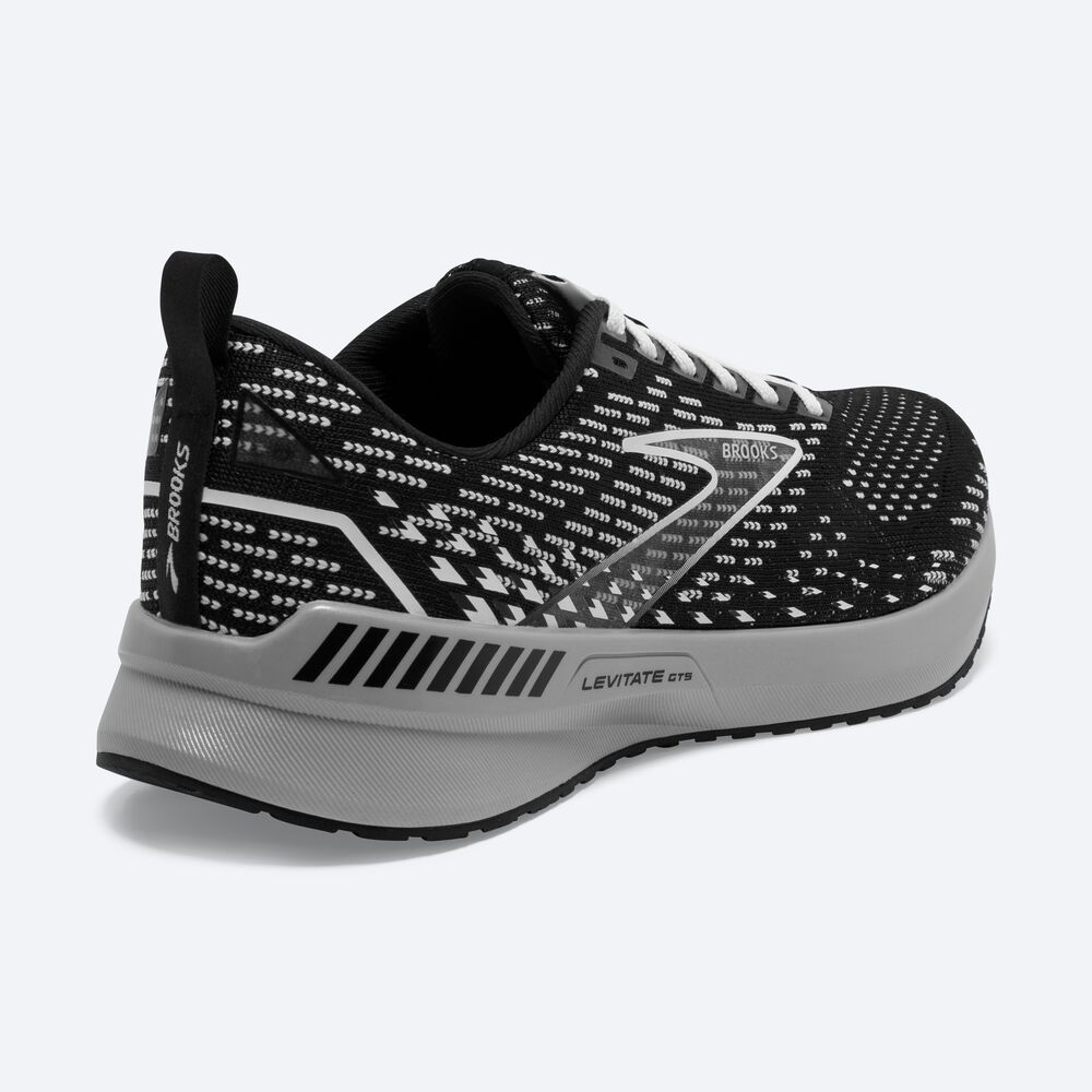 Zapatillas Running Brooks Levitate GTS 5 Mujer Negras/Gris/Blancas | AKT309452