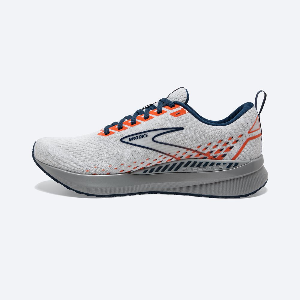 Zapatillas Running Brooks Levitate GTS 5 Hombre Blancas/Marrones | JDO035618