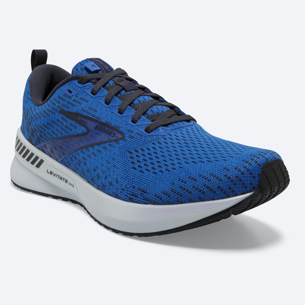 Zapatillas Running Brooks Levitate GTS 5 Hombre Azules/Blancas | SYM230465