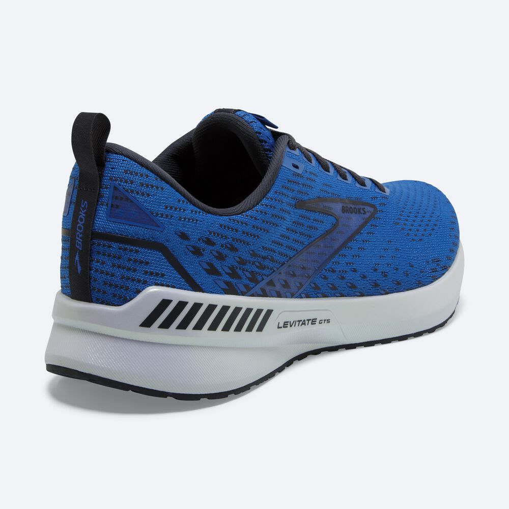 Zapatillas Running Brooks Levitate GTS 5 Hombre Azules/Blancas | SYM230465